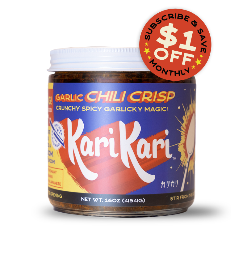 ☆かりチキ★ Garlic Chili Crisp Monthly Subscription — KariKari